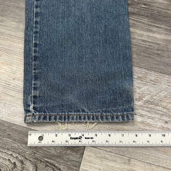 Vintage Y2k Levis 550 Red Tab‎ Womens 34x31 Blue Relaxed Tapered Denim Jeans - Picture 13 of 15
